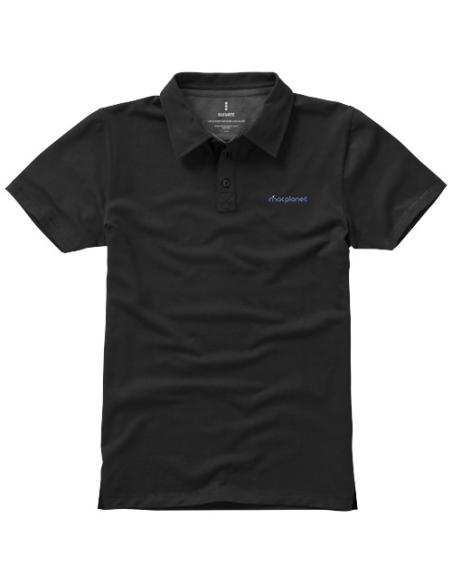 Polo de manga corta elástico para hombre N09948083