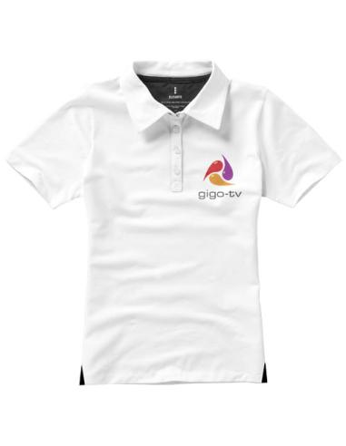 Polo de manga corta elástico para mujer N01058083