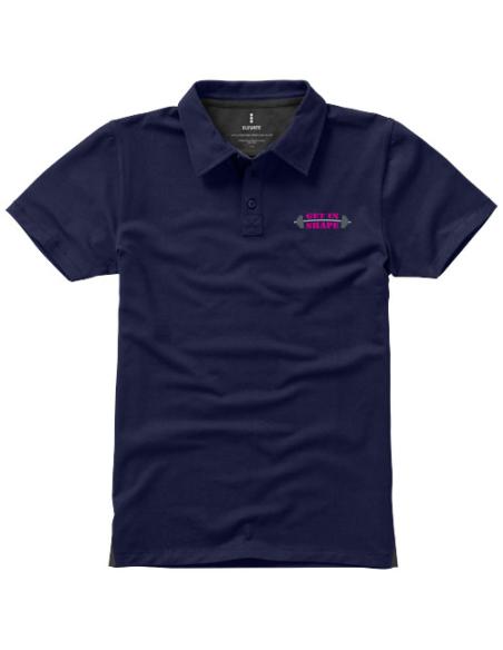 Polo de manga corta elástico para mujer N09458083