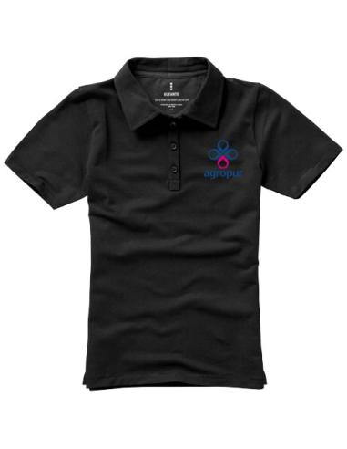 Polo de manga corta elástico para mujer N05958083