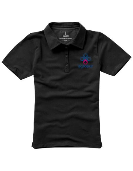 Polo de manga corta elástico para mujer N05958083