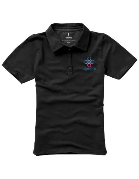 Polo de manga corta elástico para mujer N05958083