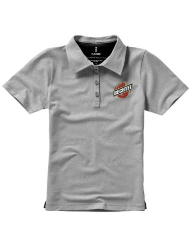 Polo de manga corta elástico para mujer N06958083