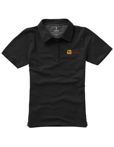 Polo de manga corta elástico para mujer N09958083