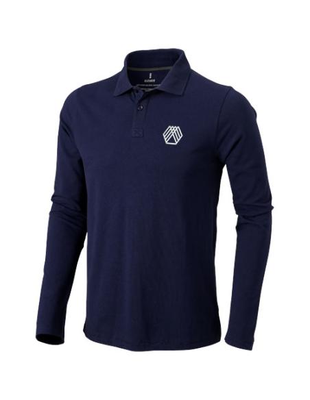 Polo de manga larga para hombre N09468083