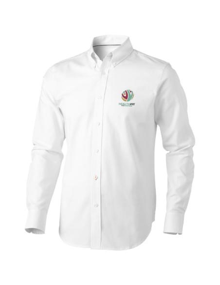 Camisa tipo Oxford de manga larga para hombre N01026183