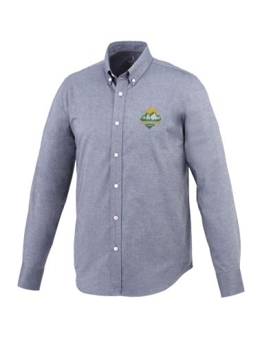 Camisa tipo Oxford de manga larga para hombre N09426183