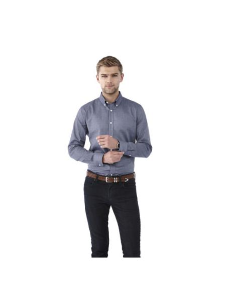 Camisa tipo Oxford de manga larga para hombre N09426183