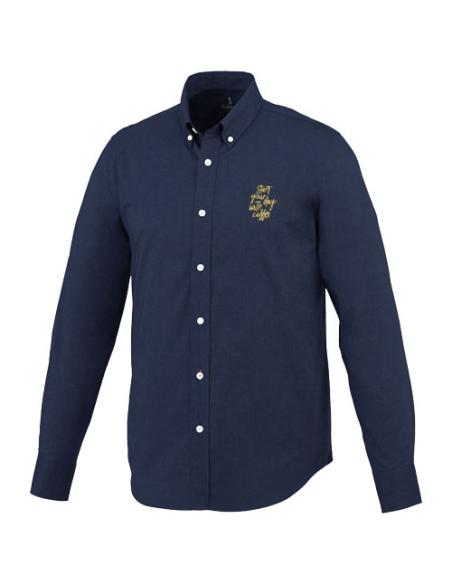 Camisa tipo Oxford de manga larga para hombre N00526183