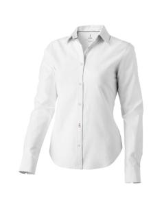 Camisa tipo Oxford de manga larga de mujer N01036183