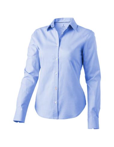 Camisa tipo Oxford de manga larga de mujer N00436183
