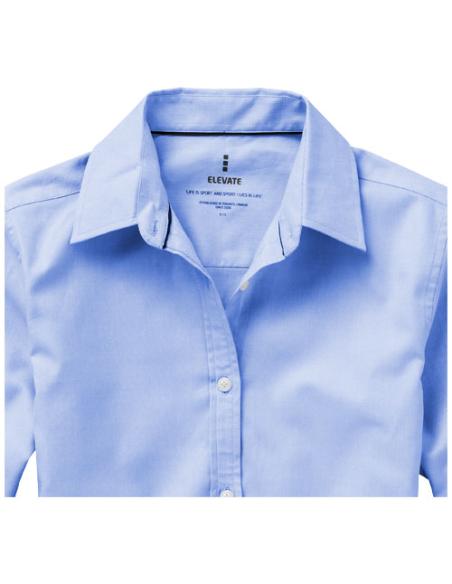 Camisa tipo Oxford de manga larga de mujer N00436183