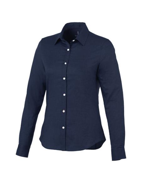 Camisa tipo Oxford de manga larga de mujer N00536183