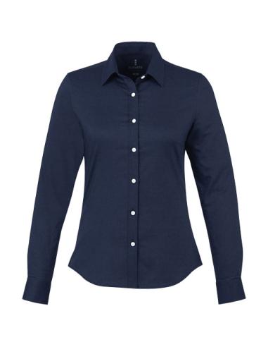 Camisa tipo Oxford de manga larga de mujer N00536183