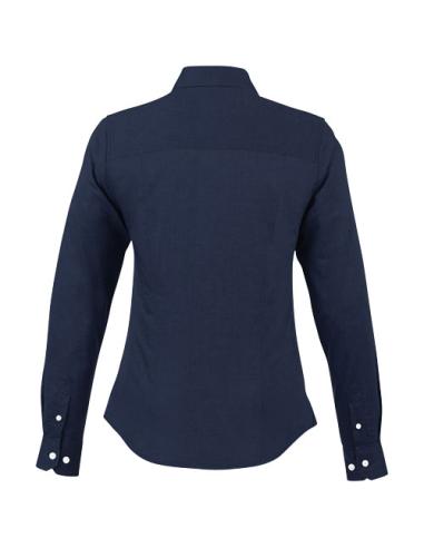 Camisa tipo Oxford de manga larga de mujer N00536183