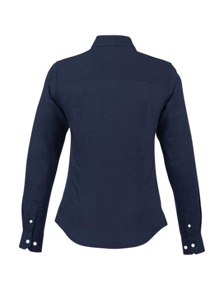 Camisa tipo Oxford de manga larga de mujer N00536183