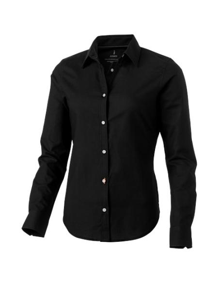 Camisa tipo Oxford de manga larga de mujer N09936183