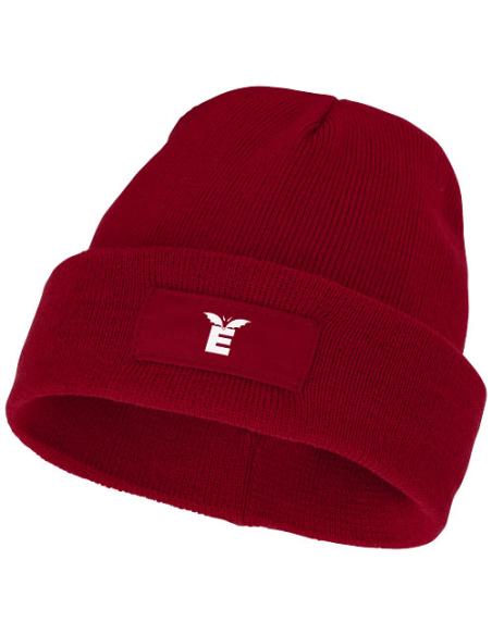 Gorro de lana con parche N05267683