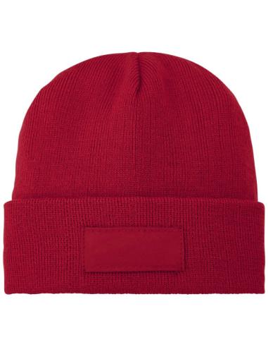 Gorro de lana con parche N05267683