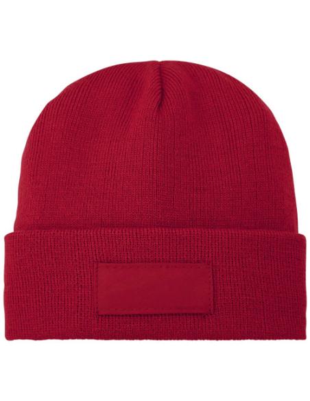 Gorro de lana con parche N05267683