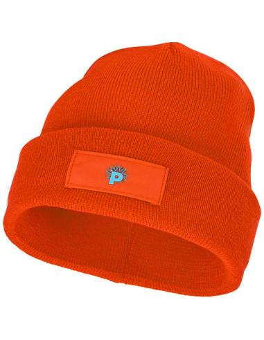 Gorro de lana con parche N03367683