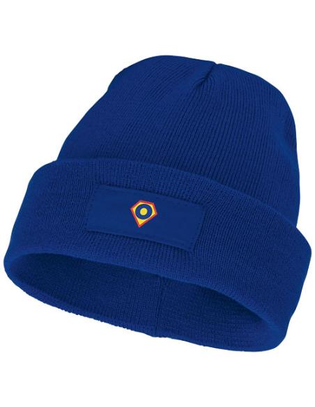 Gorro de lana con parche N04467683