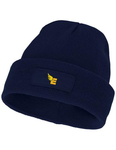 Gorro de lana con parche N09467683