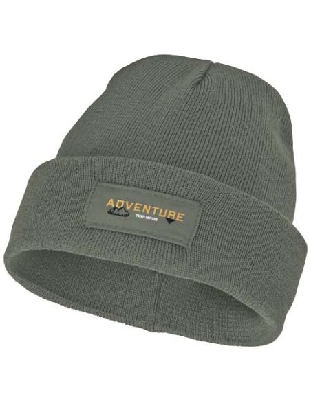 Gorro de lana con parche N01667683