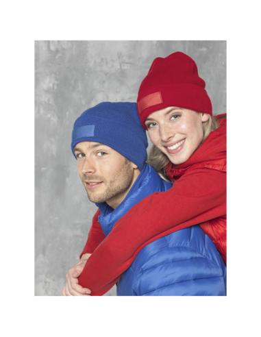 Gorro de lana con parche N09667683