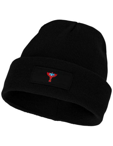 Gorro de lana con parche N09967683