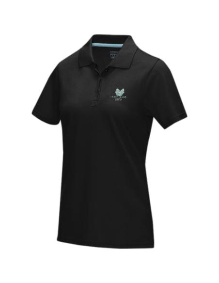 Polo orgánico de manga corta para mujer N09990573