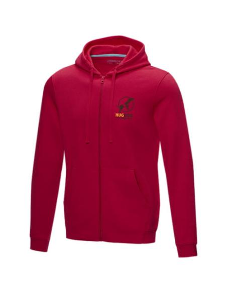 Sudadera con capucha y cremallera completa de orgánico para hombre N05201573
