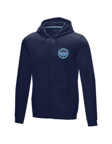 Sudadera con capucha y cremallera completa de orgánico para hombre N09401573