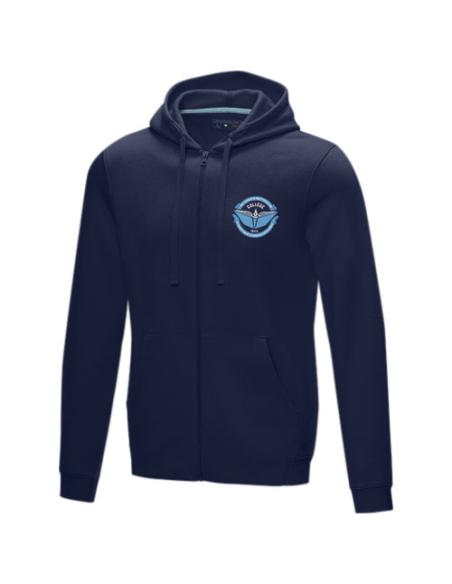 Sudadera con capucha y cremallera completa de orgánico para hombre N09401573