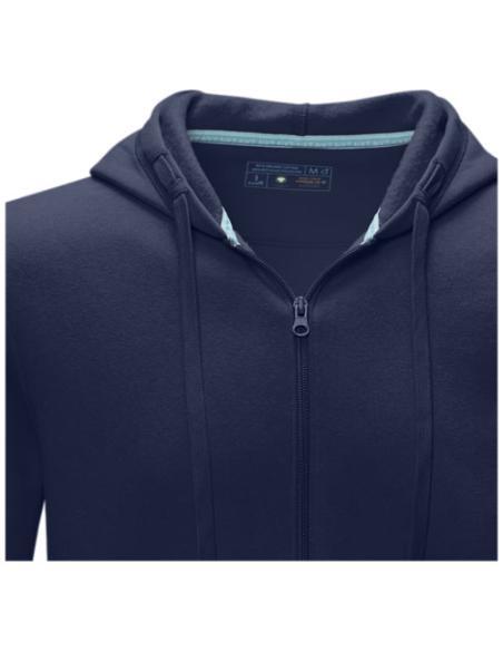 Sudadera con capucha y cremallera completa de orgánico para hombre N09401573