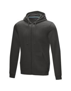 Sudadera con capucha y cremallera completa de orgánico para hombre N01001573