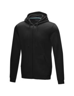 Sudadera con capucha y cremallera completa de orgánico para hombre N01001573