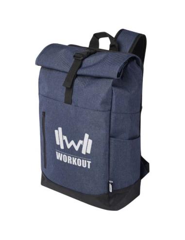 Mochila para portátil de 15,6" reciclada GRS con cierre superior 12L N55845021