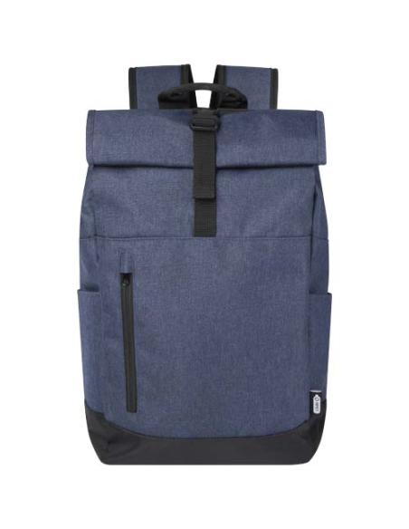 Mochila para portátil de 15,6" reciclada GRS con cierre superior 12L N55845021