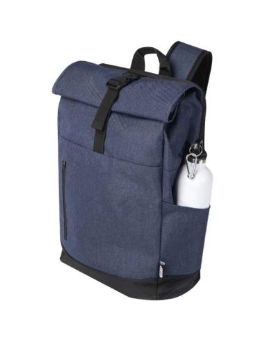 Mochila para portátil de 15,6" reciclada GRS con cierre superior 12L N55845021