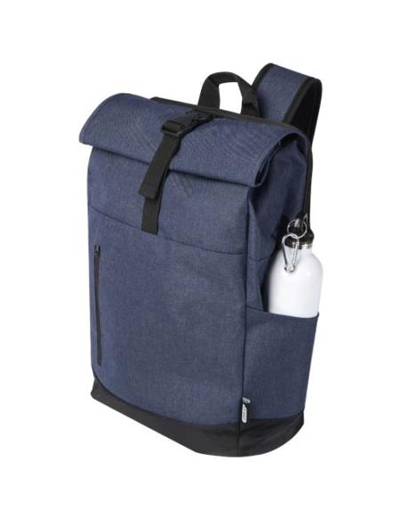 Mochila para portátil de 15,6" reciclada GRS con cierre superior 12L N55845021