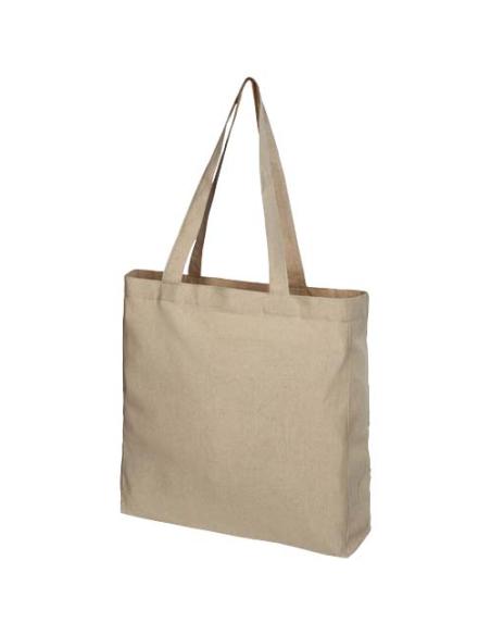 Bolsa Tote de algodón reciclado de 210 g/m² con refuerzos N50735021