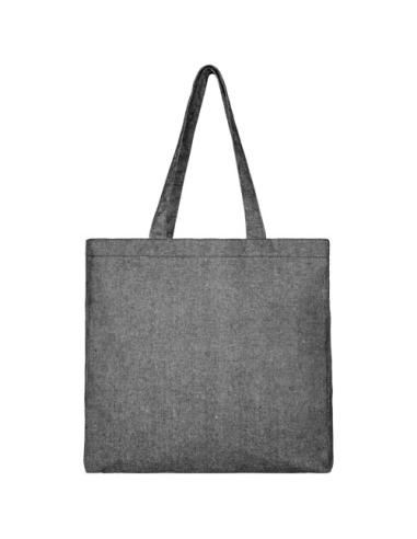 Bolsa Tote de algodón reciclado de 210 g/m² con refuerzos N09735021