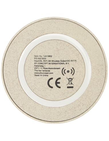 Base de carga inalámbrica de 5 W de paja de trigo N20631421