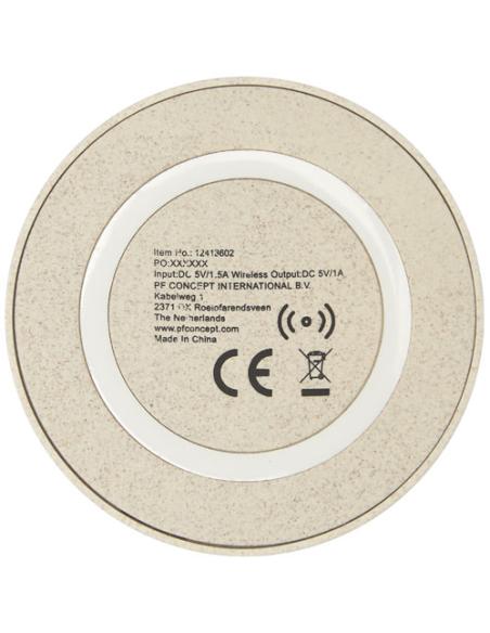 Base de carga inalámbrica de 5 W de paja de trigo N20631421