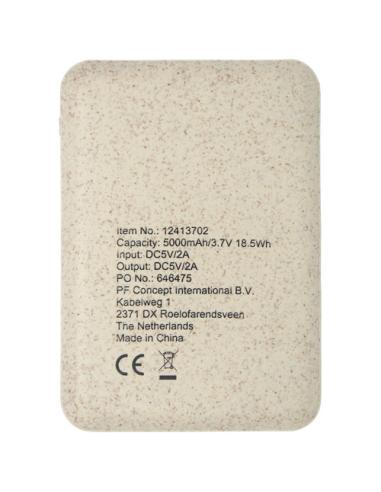 Batería externa de 5000 mAh de paja de trigo N20731421