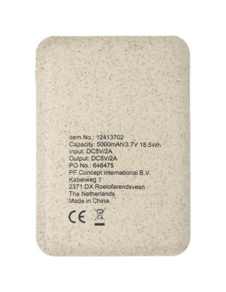 Batería externa de 5000 mAh de paja de trigo N20731421