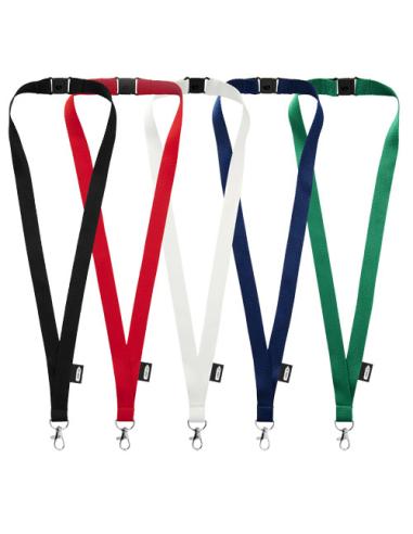 Lanyard de PET reciclado con cierre independiente N10715201