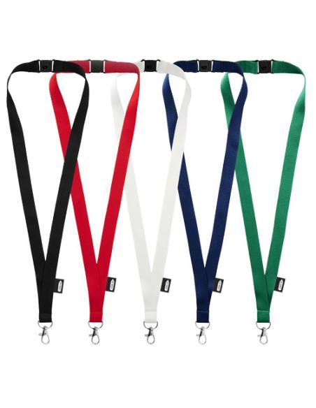 Lanyard de PET reciclado con cierre independiente N55715201