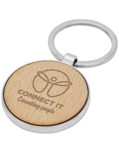 Llavero redondo de madera de haya N17321811